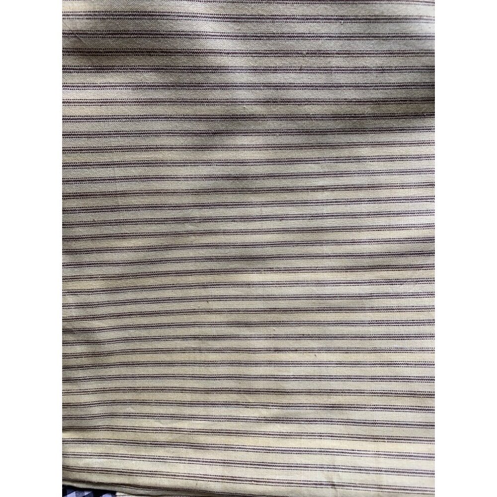 Striped Cotton Fabric 1/2 yard 46" wide Yellow & Black Sewing Quilting